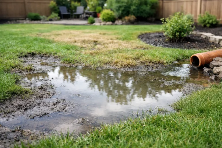 7 Signs of Poor Lawn Drainage