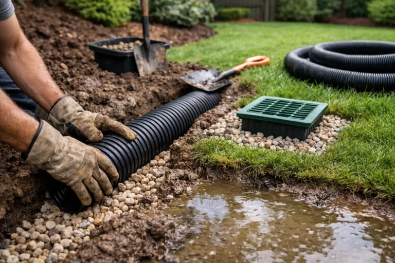 How to Fix Lawn Drainage Issues Fast