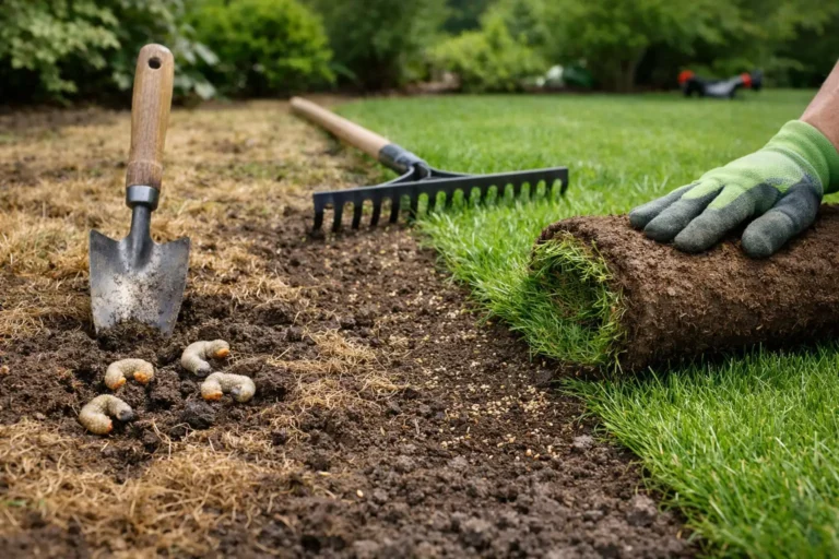 Lawn Repair After Grub Damage