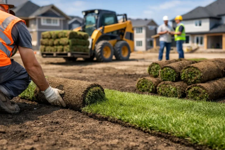 Sod Installation for Builders That Stays On Schedule