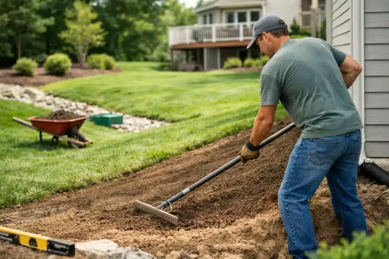 How to Grade Lawn for Drainage Right