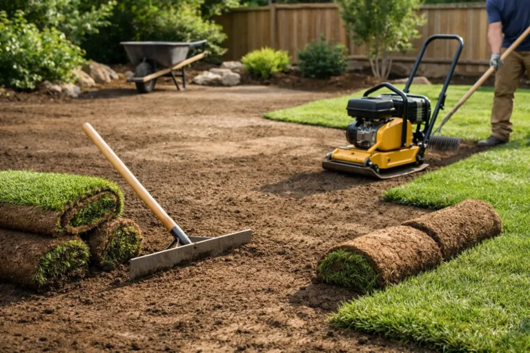 How to Level Backyard for New Sod