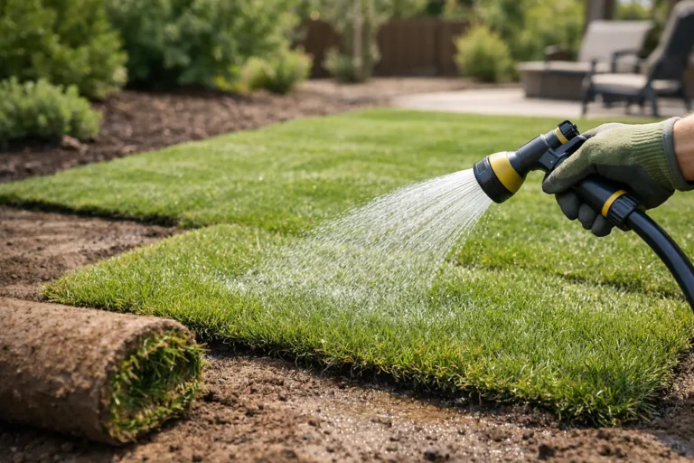 How to Water Newly Laid Sod Right