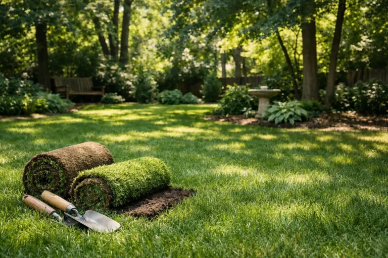 Best Sod for Shady Backyard Lawns