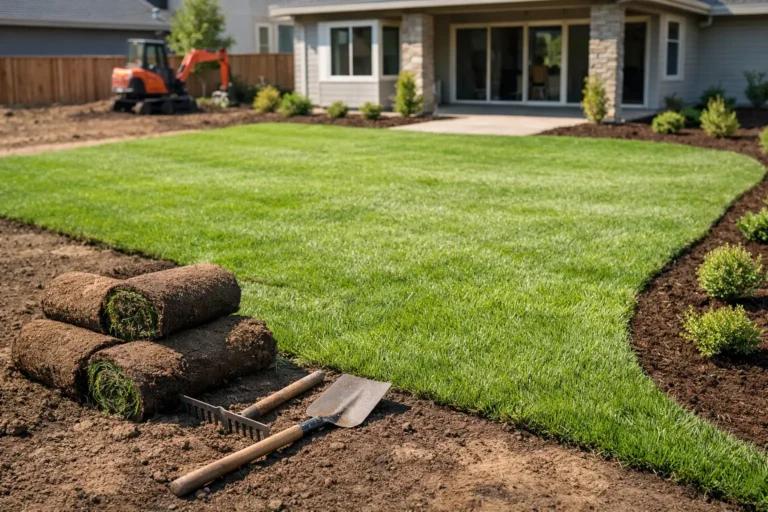 Lawn Replacement After Construction Done Right